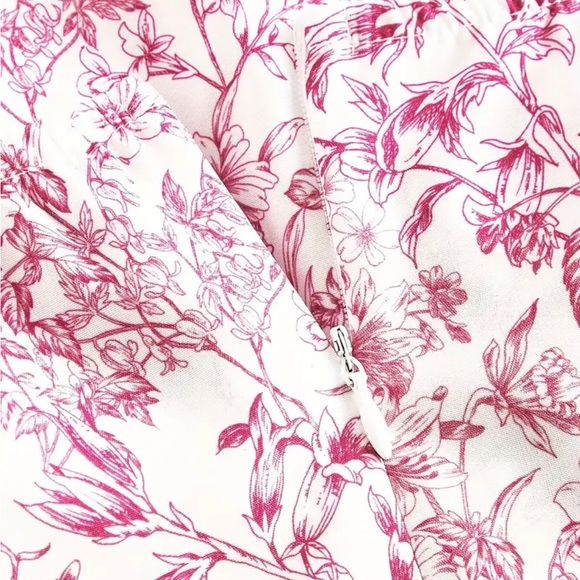 Floral Print Layered Ruffle Hem Halter Dress Sleeveless Dress Spring Summer NWOT - Picture 3 of 6